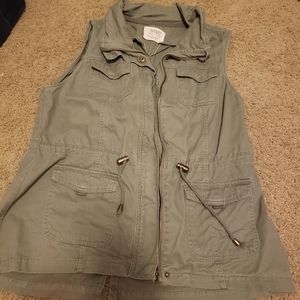 Army Green canvas vest